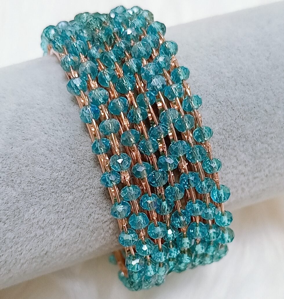 Blue Crystal Bangle Set Singapore