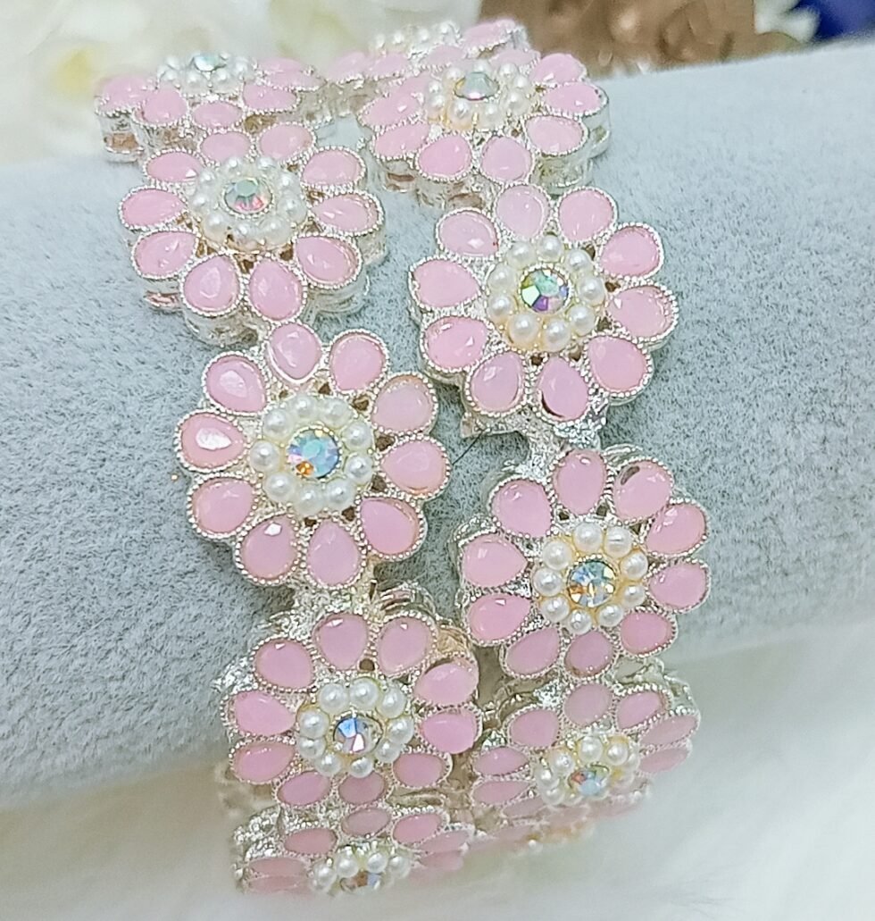 Pink Flower Bangles Singapore