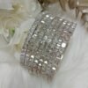 8pc Mirror Silver Bangle Set