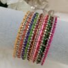 Sparkling 18pc Multicolor Thin Indian Bangle Set