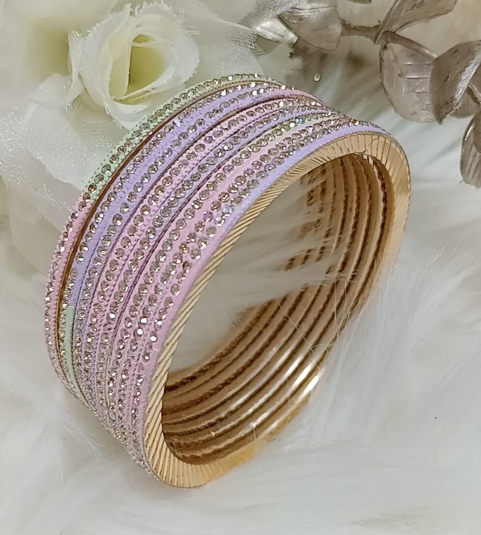 Sweet Pastel Multicolor 8pc Premium Bangle Set