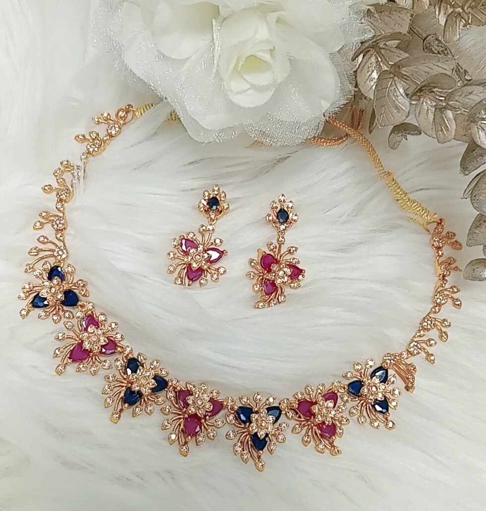 CZ Indian Necklace Sets