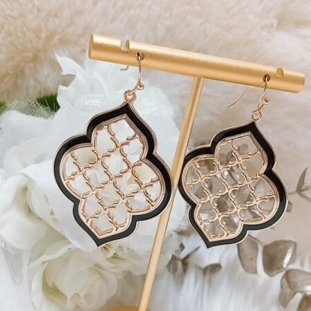 Moroccan Black Gold Earrings