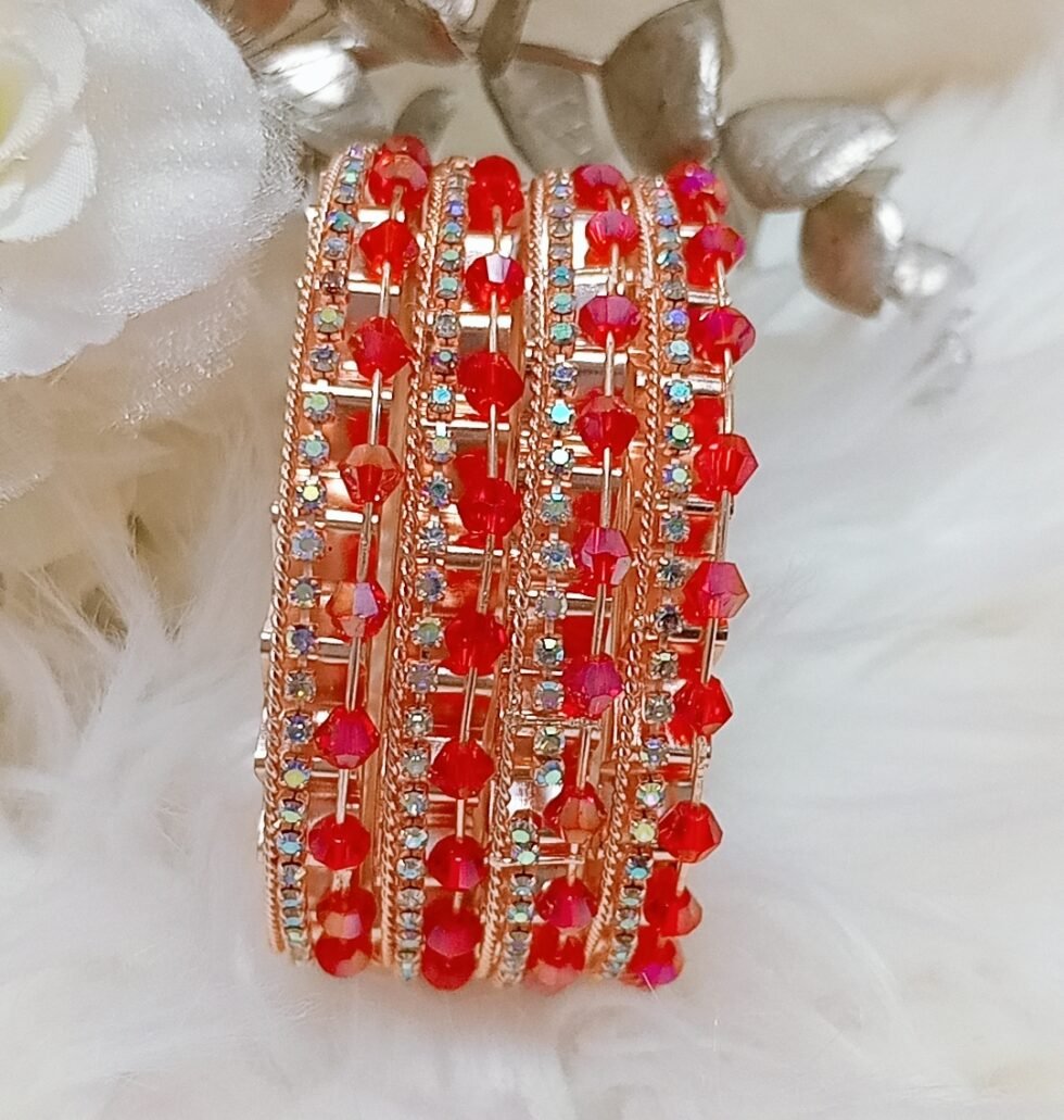 Indian Red Bangles
