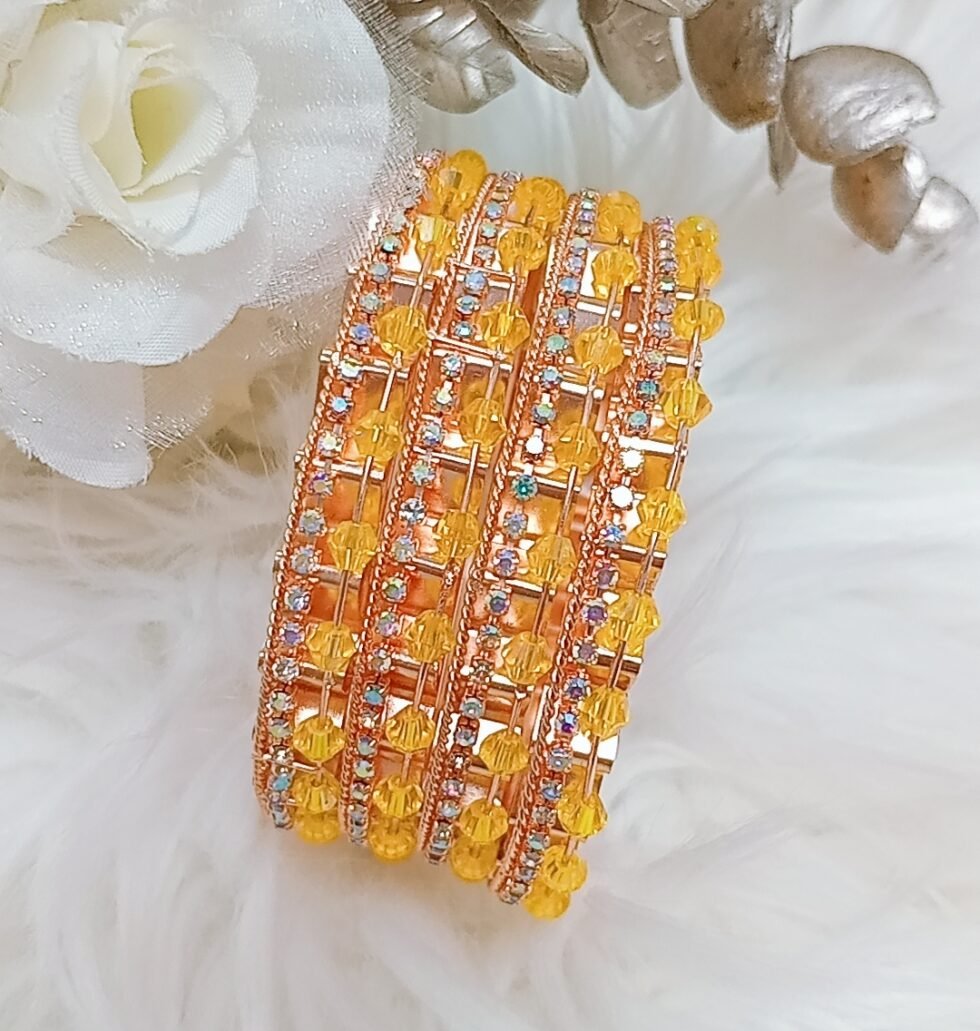 Yellow Indian Bangles