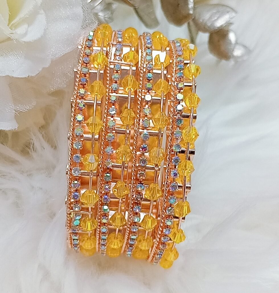 Indian Yellow Bangles